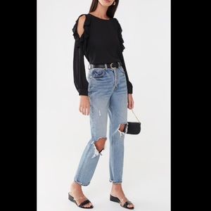 Long Sleeve Open Shoulder Top NWT 🥳